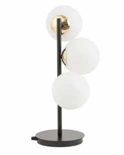 Sklep Kaja Lampa stołowa z trzema kloszami, do sypialni SIG 50364 z serii PIANO