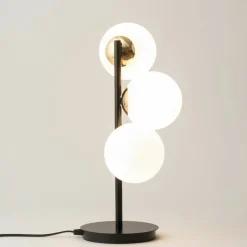 Sklep Kaja Lampa stołowa z trzema kloszami, do sypialni SIG 50364 z serii PIANO