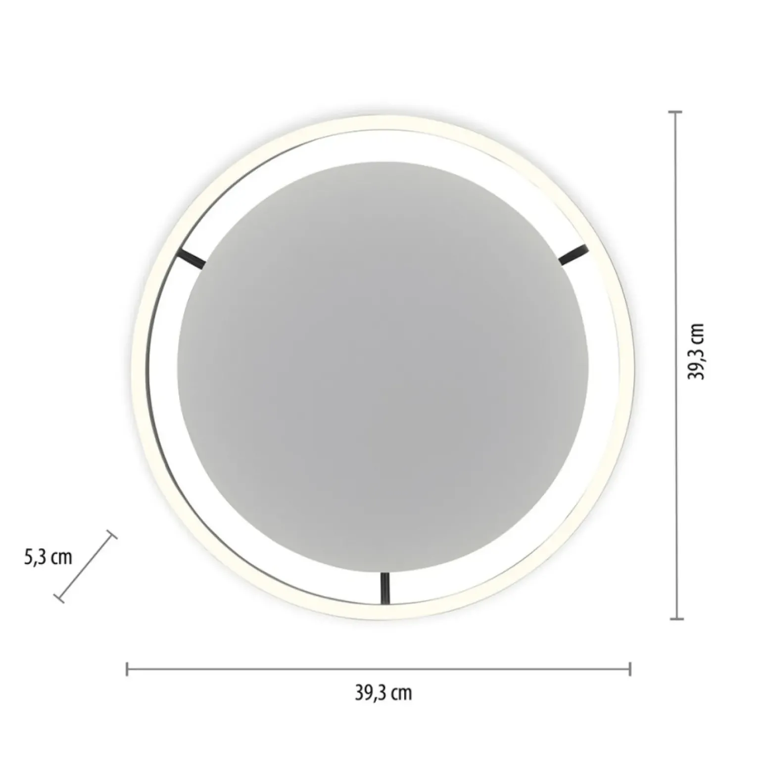 Discount Lampa sufitowa - czarny świecący okrąg 15391-13 z serii RITUS | Kaja Żyrandole Nowoczesne