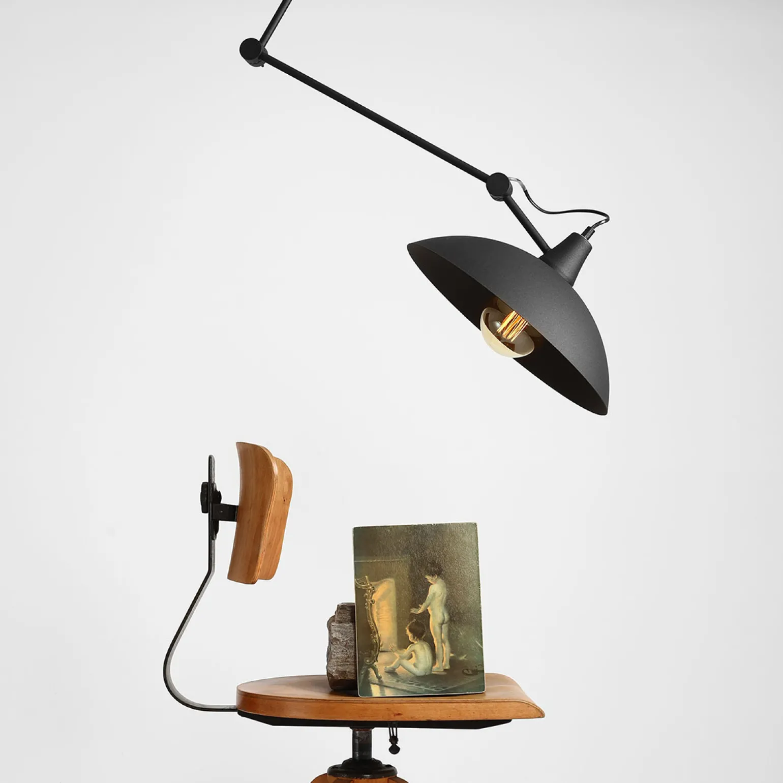 Sklep Kaja Lampa sufitowa czarna kierunkowa 808PL/G1 1-PŁ MELOS | Kaja