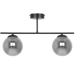 Shop Lampa sufitowa, czarny stelaż, grafitowe klosze K-5168 z serii GAMMA Żyrandole Nowoczesne