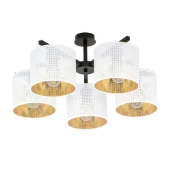 Sklep Kaja Lampa sufitowa do eleganckiego salonu 1145/5 JORDAN | Kaja Oświetlenie