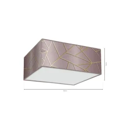 Sklep Kaja Lampa sufitowa do eleganckiego wnętrza MLP7589 z serii ZIGGY | Kaja Oświetlenie
