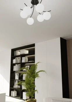 Best Lampa sufitowa do nowoczesnego salonu 1109/6 BOSTON | Kaja Oświetlenie Żyrandole Nowoczesne