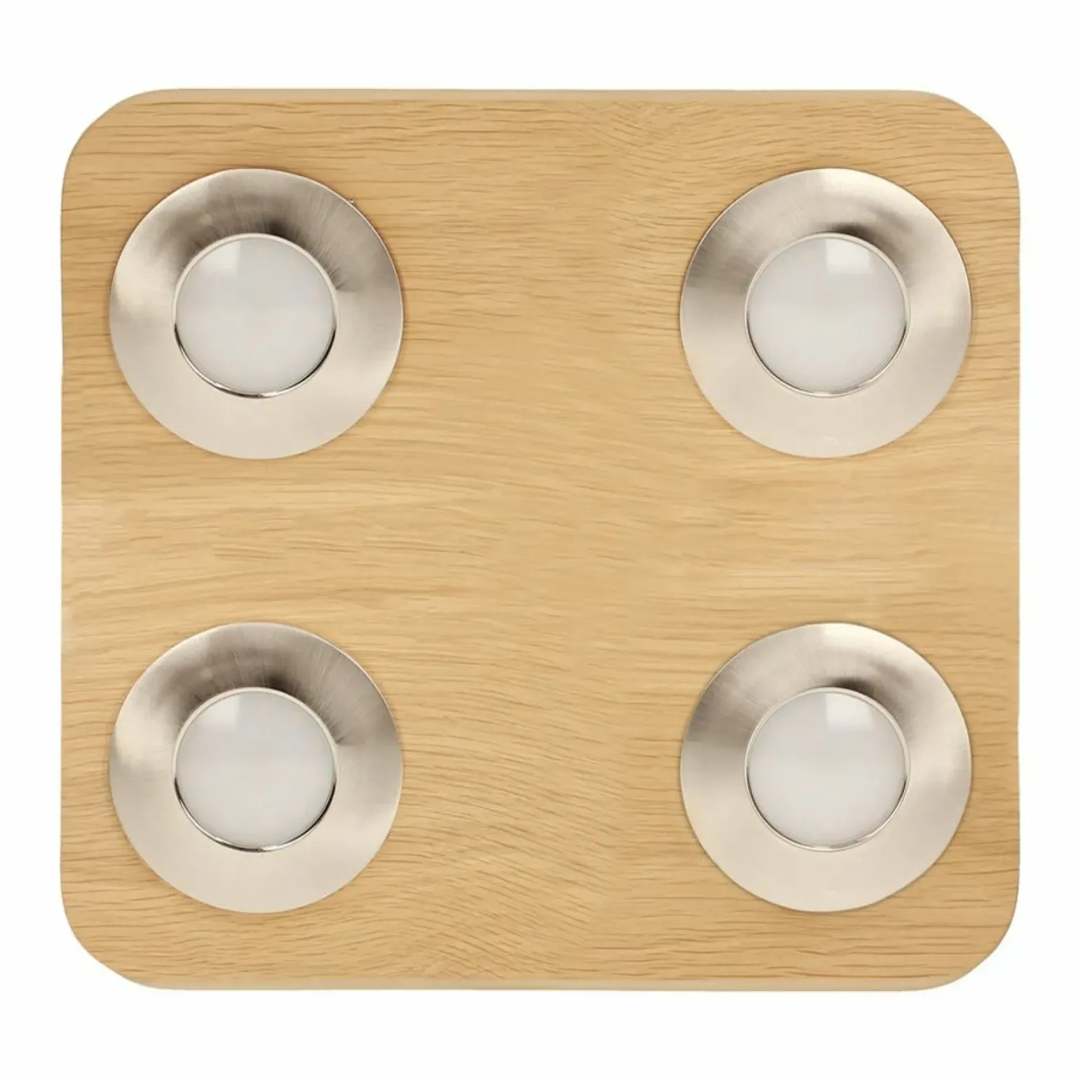 Sklep Kaja Lampa sufitowa drewniany plafon LED 3000K 2291474 SUNNIVA | Kaja