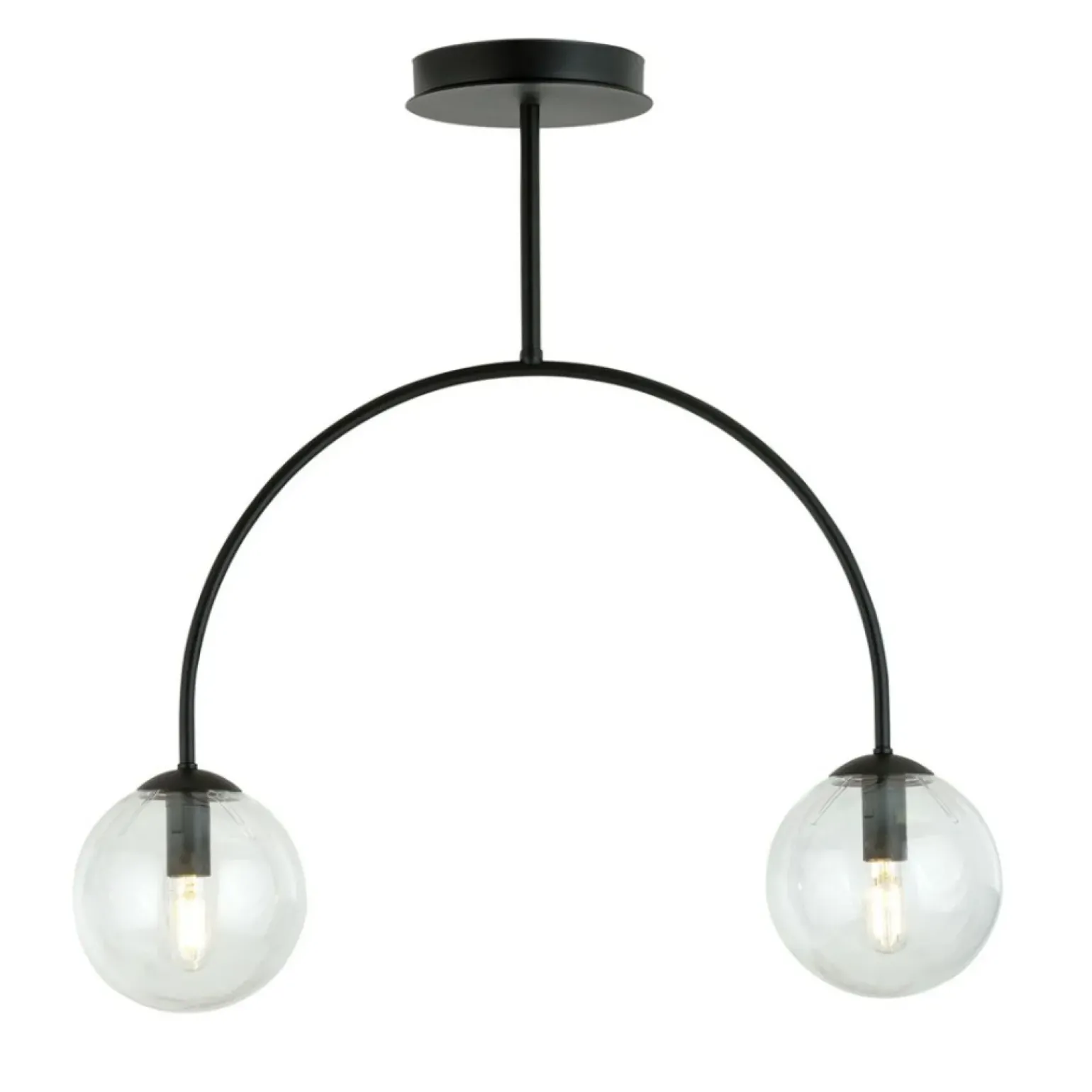 Cheap Lampa sufitowa, konstrukcja w kształcie półokręgu 1286/2 z serii ARCHI Żyrandole Nowoczesne