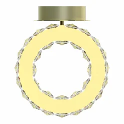 Sklep Kaja Lampa sufitowa kryształowy reflektor MX3713-1-3GT GIRONA | Kaja