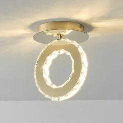 Sklep Kaja Lampa sufitowa kryształowy reflektor MX3713-1-3GT GIRONA | Kaja