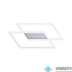 Outlet Lampa sufitowa LED - dwa prostokąty 8192-55 z serii INIGO | Kaja Żyrandole Nowoczesne