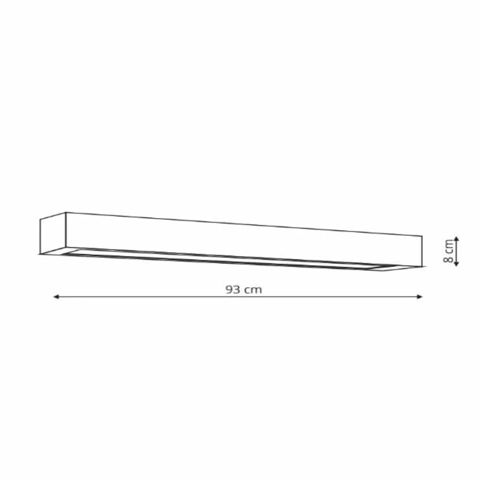 Online Lampa sufitowa LED 93cm LP-7001/1C BK-93 24/4 IBROS | Kaja Oświetlenie Żyrandole Nowoczesne