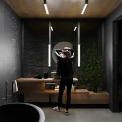 Online Lampa sufitowa LED 93cm LP-7001/1C BK-93 24/4 IBROS | Kaja Oświetlenie Żyrandole Nowoczesne