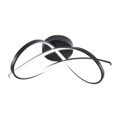 Sklep Kaja Lampa sufitowa LED o dekoracyjnym kształcie 19602C-BK PAUL | Kaja