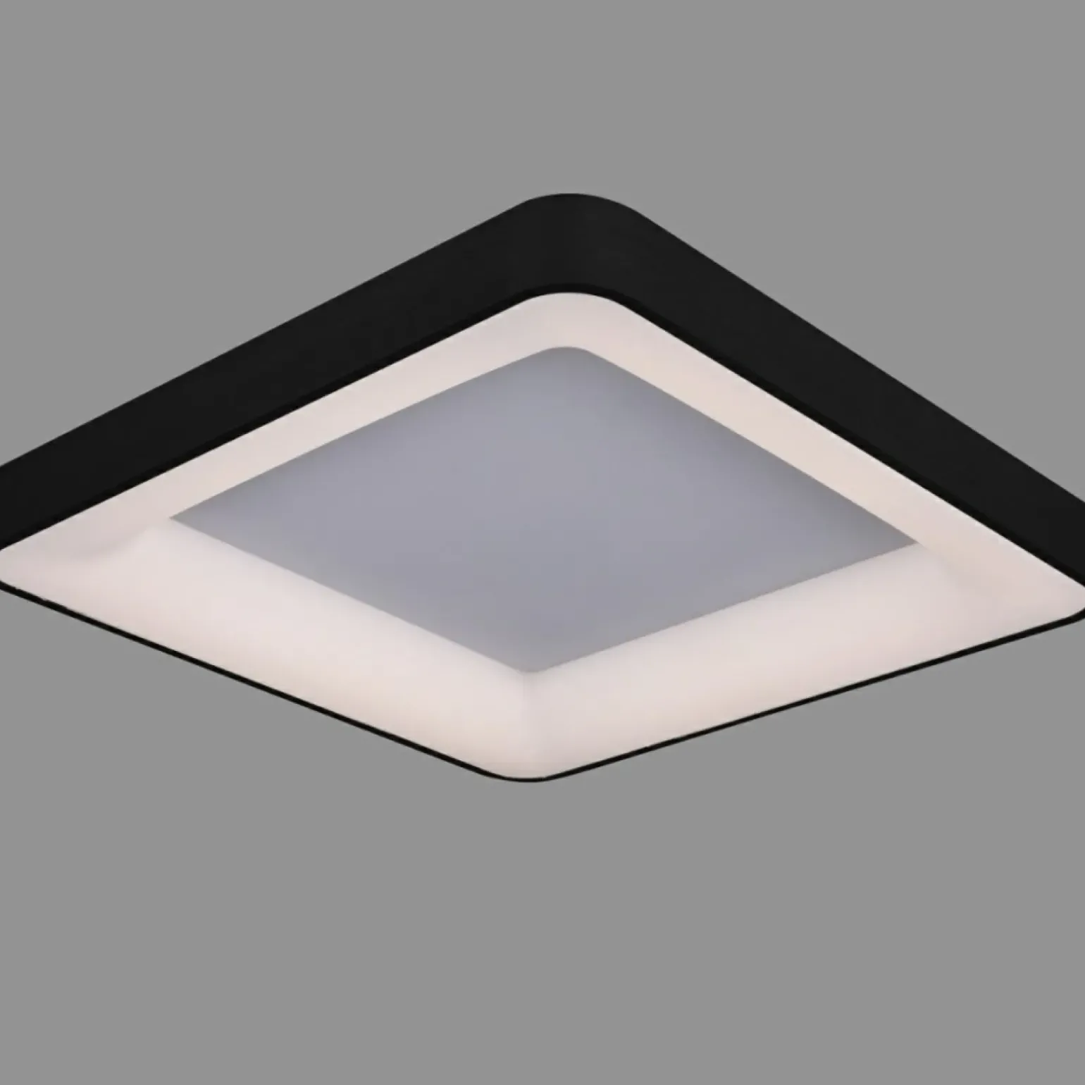 Sklep Kaja Lampa sufitowa LED 60x60cm 5304-850SQC-BK-3 GIACINTO | Kaja