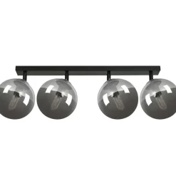 Shop Lampa sufitowa listwa z grafitowymi kloszami 777/4 | Kaja Oświetlenie Żyrandole Nowoczesne