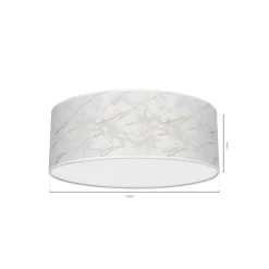 Sklep Kaja Lampa sufitowa, marmurkowy plafon MLP7307 z serii SENSO | Kaja Oświetlenie