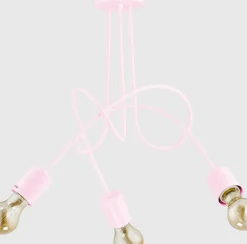 Best Sale Lampa sufitowa na 3 źródła światła, różowa AL 28493 | Kaja Żyrandole Nowoczesne