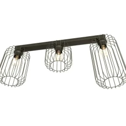 Best Lampa sufitowa na podłużnej listwie 1367/3 z serii BARN Żyrandole Nowoczesne