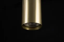 Best Sale Lampa sufitowa na trzy żarówki w złotych tubach 656/3 | Kaja Żyrandole Nowoczesne