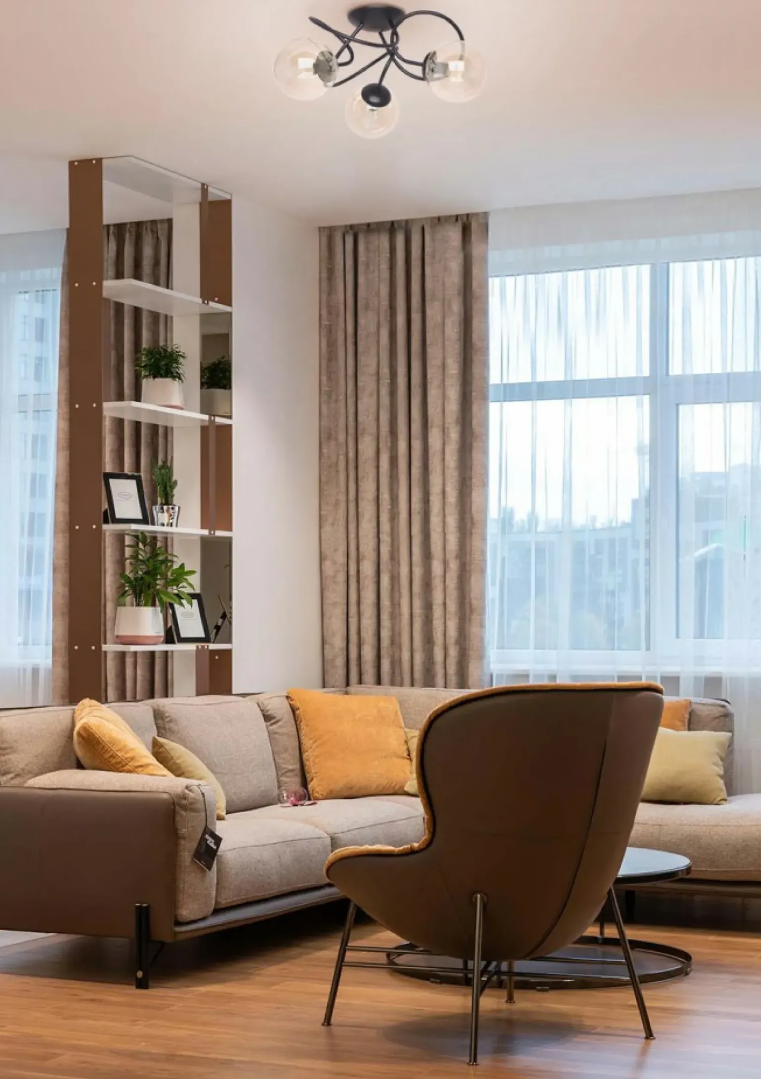 Fashion Lampa sufitowa o ciekawym kształcie K-5126 z serii FLORO | Kaja Żyrandole Nowoczesne