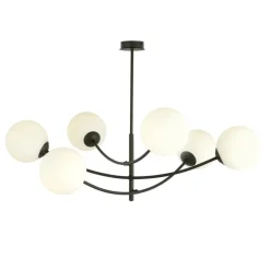 Cheap Lampa sufitowa o obłych kształtach, białe kule 1102/6 HUNTER | Kaja Żyrandole Nowoczesne