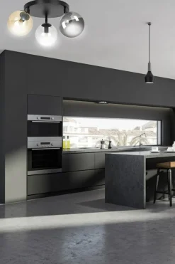 Clearance Lampa sufitowa okrągła podsufitka i klosze 779/3APREM | Kaja Żyrandole Nowoczesne