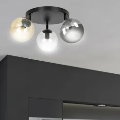 Clearance Lampa sufitowa okrągła podsufitka i klosze 779/3APREM | Kaja Żyrandole Nowoczesne