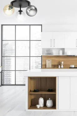 Clearance Lampa sufitowa okrągła podsufitka i klosze 779/3APREM | Kaja Żyrandole Nowoczesne