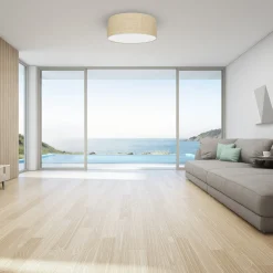 Sklep Kaja Lampa sufitowa, okrągły plafon do sypialni MLP7487 z serii MARSHALL | Kaja Oświe