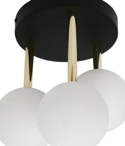 Cheap Lampa sufitowa, plafon z 3 mlecznymi kloszami 5644 z serii ALI | Kaja Żyrandole Nowoczesne