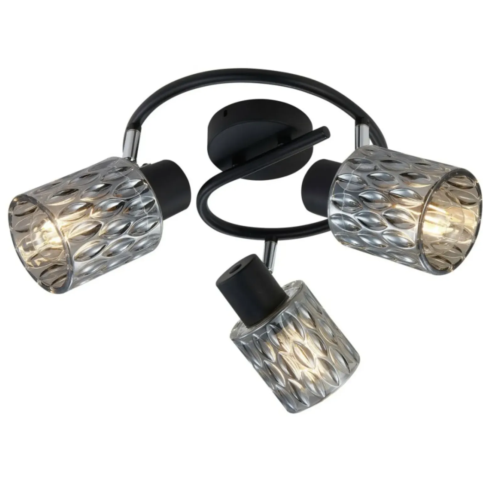 Cheap Lampa sufitowa, spirala ze szklanymi kloszami 98-27405 z serii BILL | Kaja Oświe Żyrandole Nowoczesne