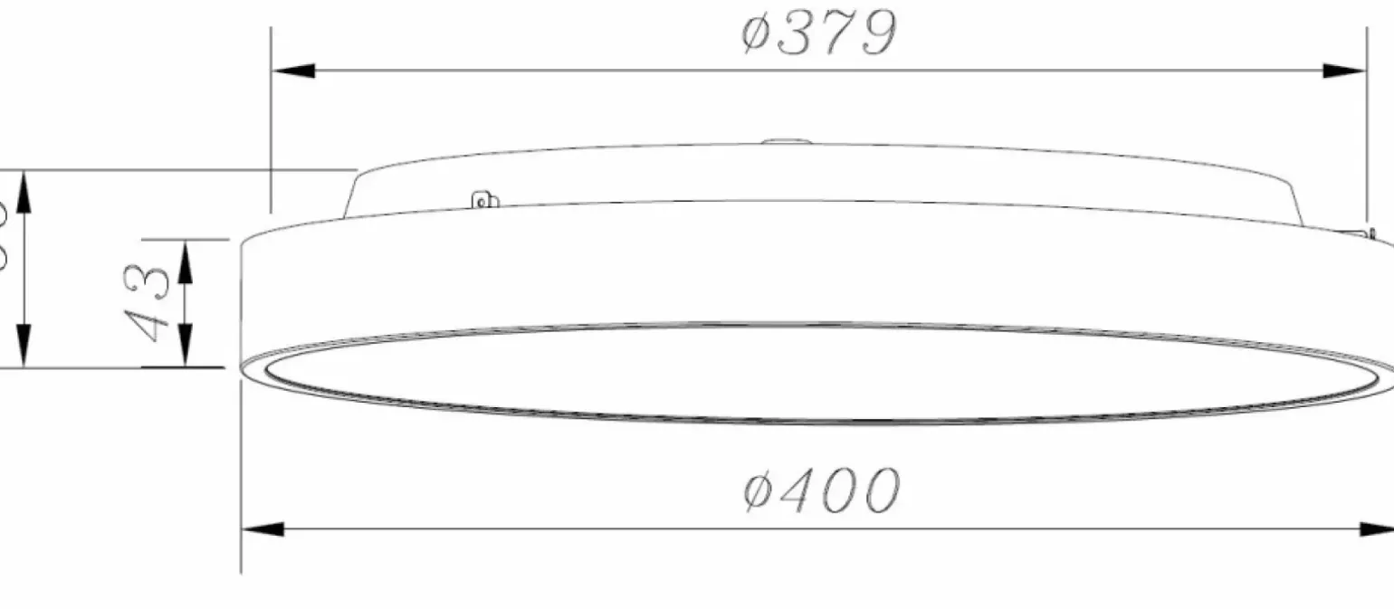 Sklep Kaja Lampa sufitowa srebrna okrągła CL12100008-SL SIERRA | Kaja