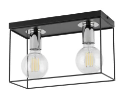 Sklep Kaja Lampa sufitowa typu box na ozdobne żarówki SIG 40699 VOX | Kaja