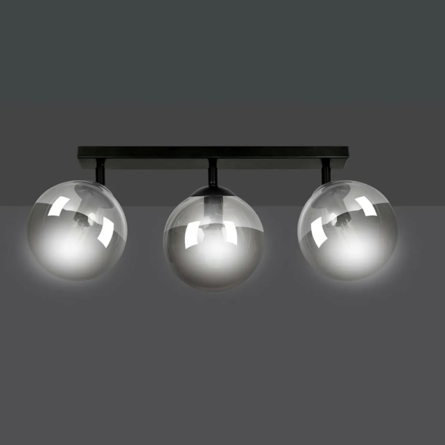 Cheap Lampa sufitowa typu listwa z kulistymi kloszami 777/3 | Kaja Żyrandole Nowoczesne