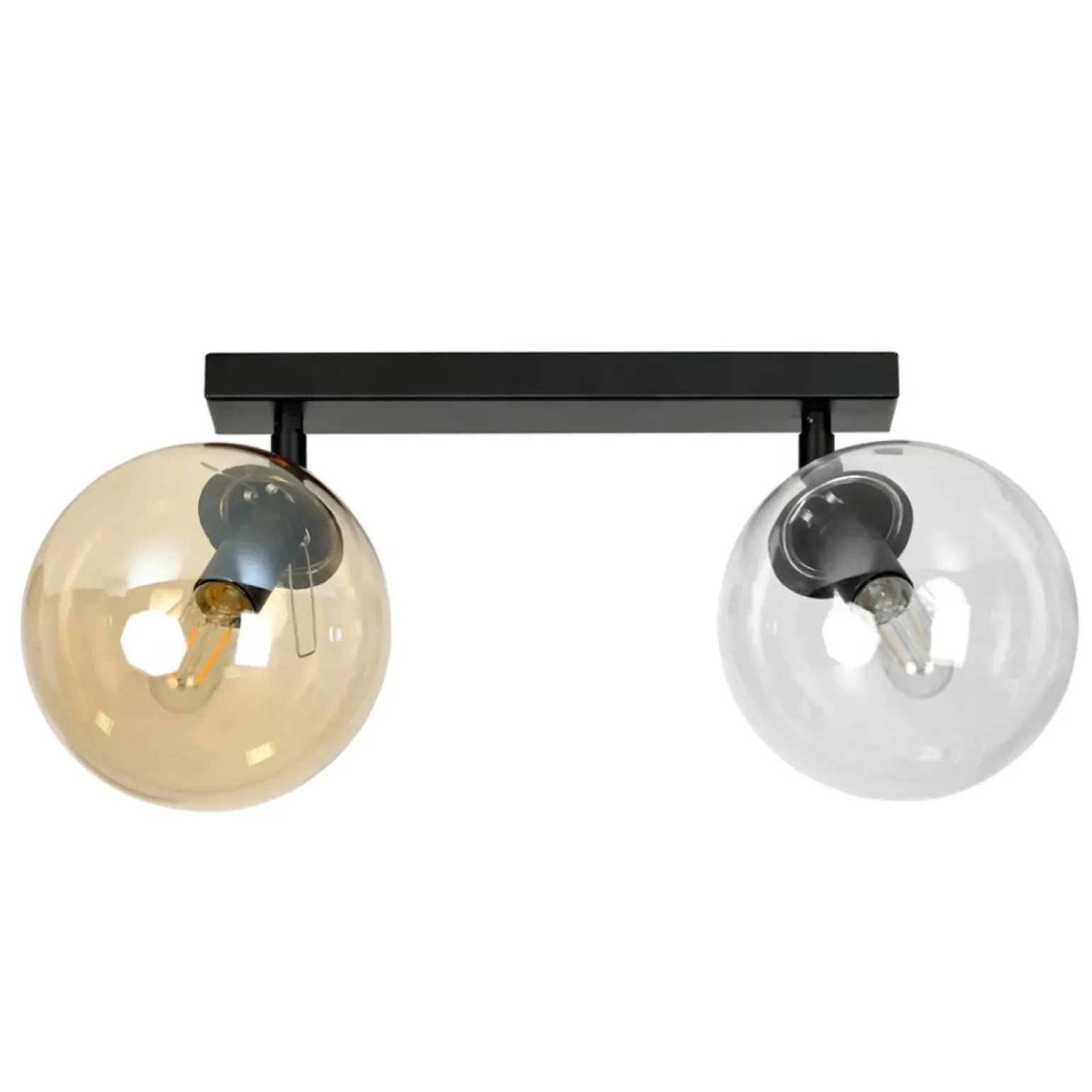 Fashion Lampa sufitowa typu listwa z dwoma kloszami 779/2 | Kaja Oświetlenie Żyrandole Nowoczesne