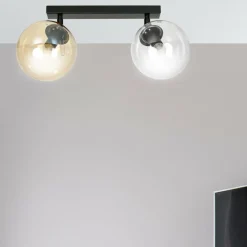 Fashion Lampa sufitowa typu listwa z dwoma kloszami 779/2 | Kaja Oświetlenie Żyrandole Nowoczesne