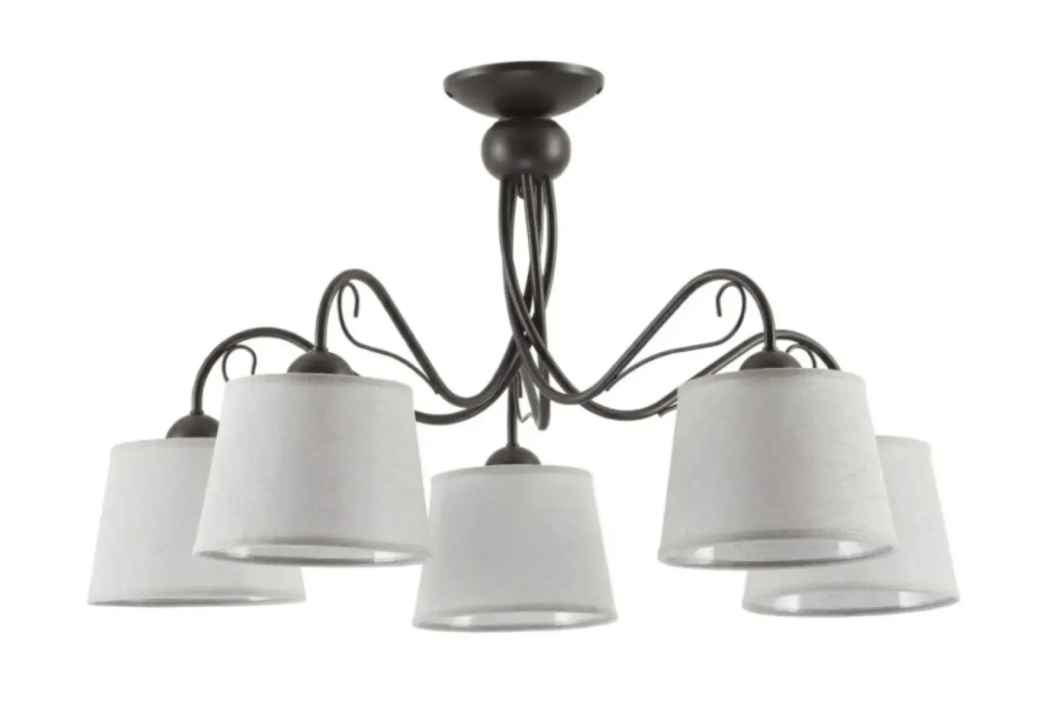 Sklep Kaja Lampa sufitowa venge z abażurami JUP 1366 KAMELIA | Kaja Oświetlenie