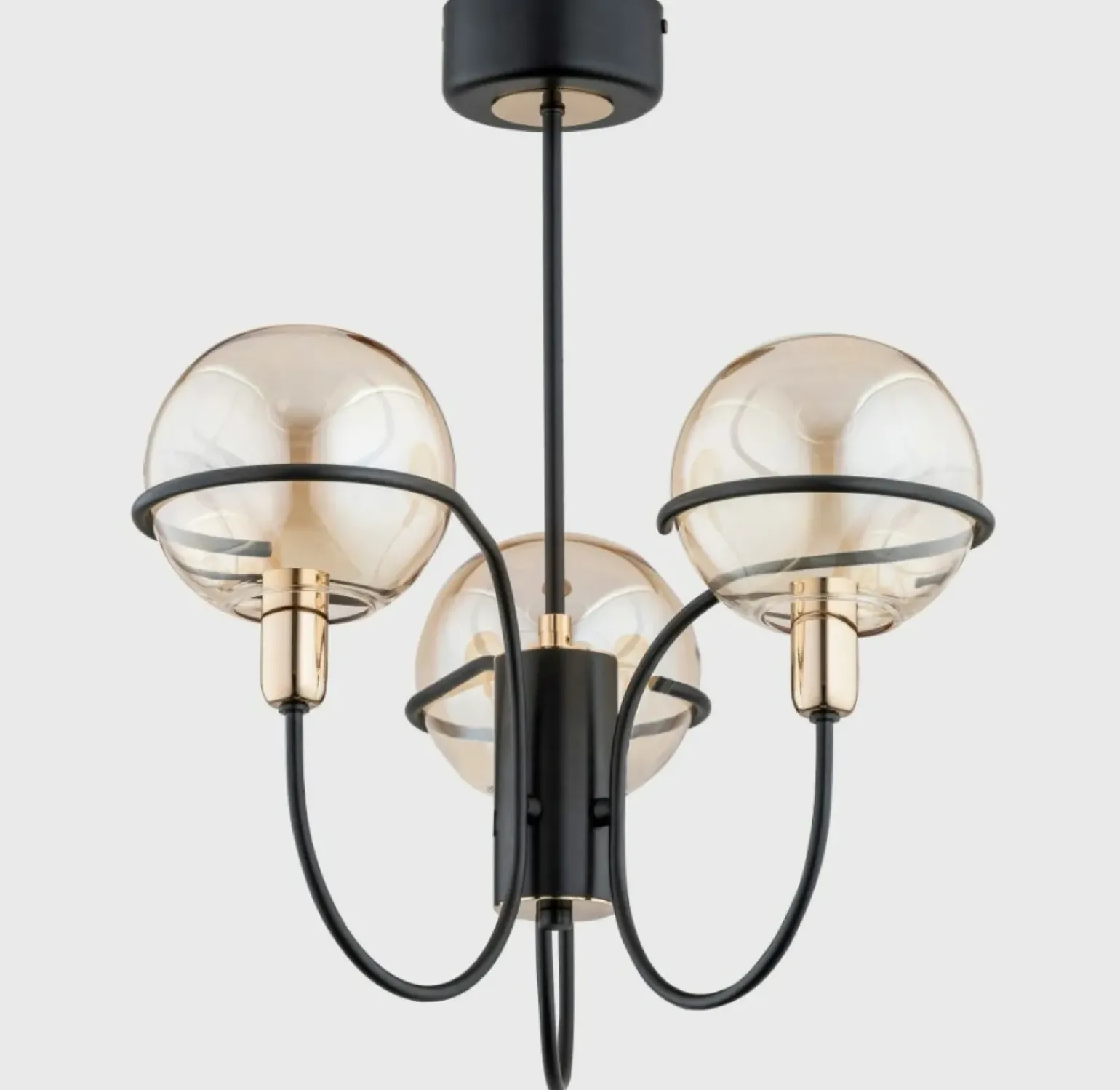 Cheap Lampa sufitowa w czerni i złocie o nietypowej formie AL 63042 | Kaja Żyrandole Nowoczesne