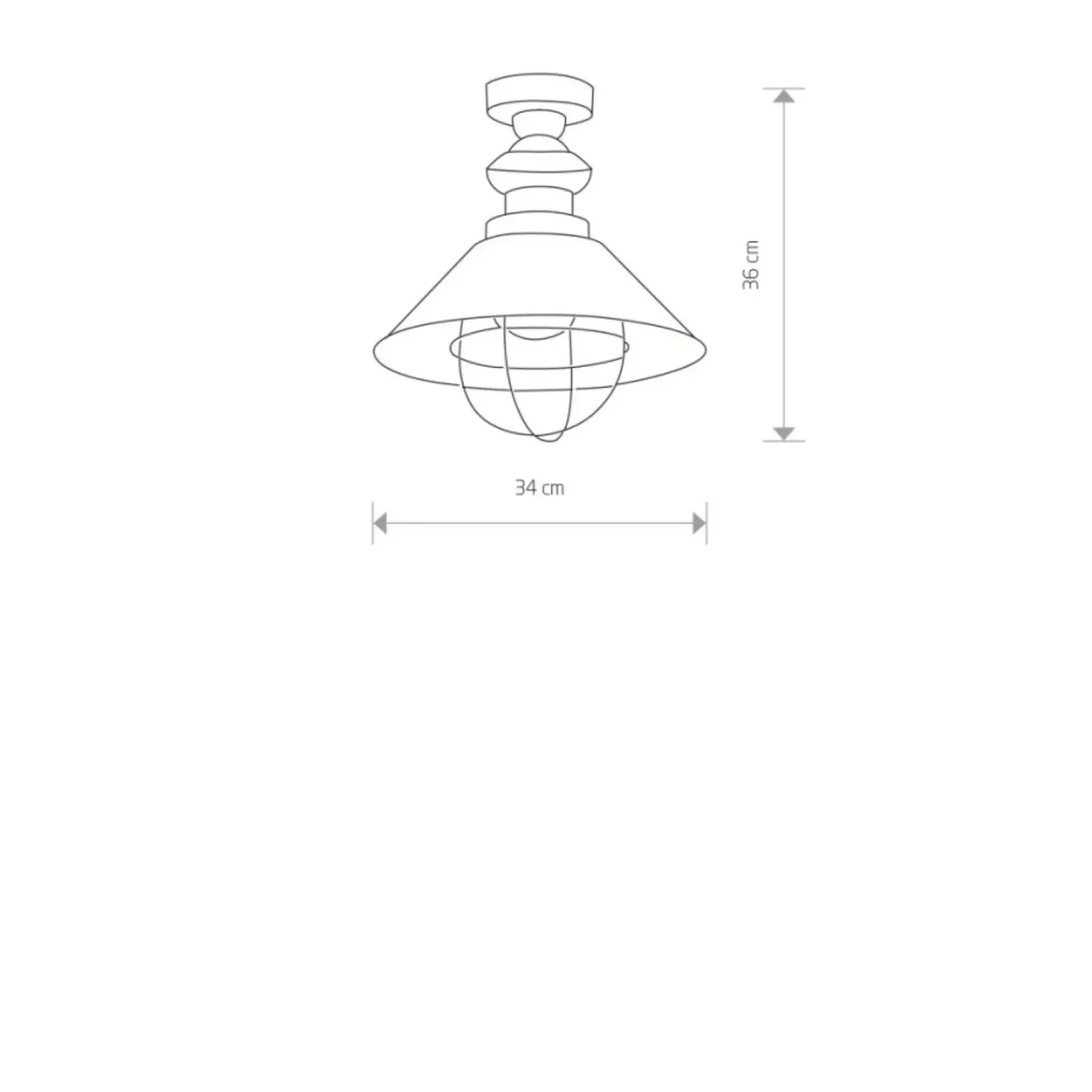Best Lampa sufitowa, w kolorze mosiądzu, styl loftowy 9247 | Kaja Żyrandole Nowoczesne