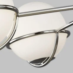 Hot Lampa sufitowa w kolorze niklu, klosze FE-APOLLO5-PN z serii APOLLO Żyrandole Nowoczesne