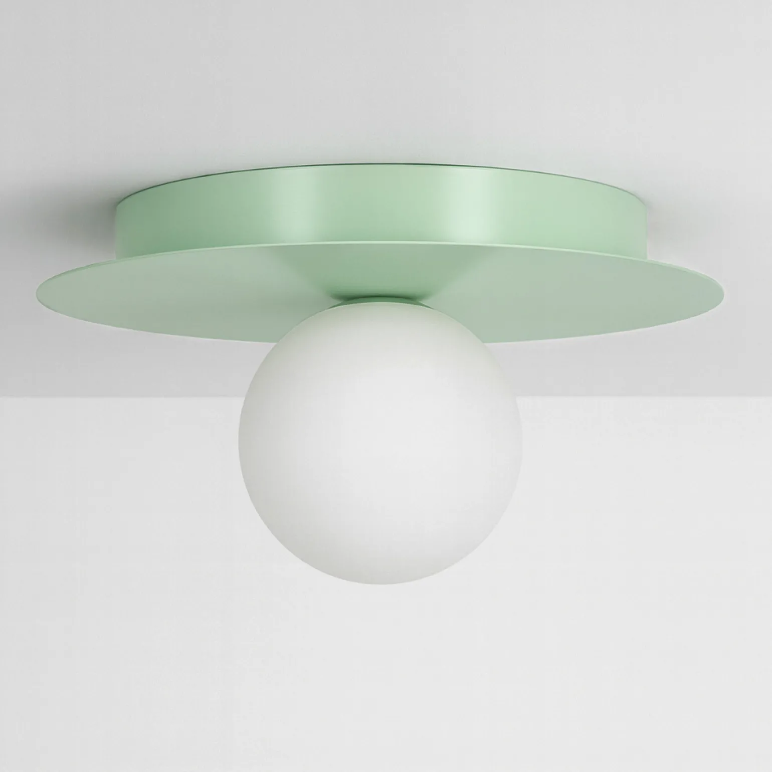 Sklep Kaja Lampa sufitowa w kolorze miętowym, plafon K-5453 z serii ROBIN