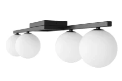 Best Sale Lampa sufitowa w kolorze czerni i bieli, do jadalni K-5460 z serii KORFU Żyrandole Nowoczesne