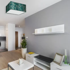 Sklep Kaja Lampa sufitowa w kolorze butelkowej zieleni MLP7574 z serii ZIGGY | Kaja Oświetl