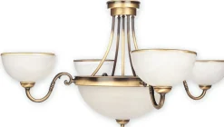 Sklep Kaja Lampa sufitowa w kolorze patyny O2094 W6 PAT SATO | Kaja Oświetlenie