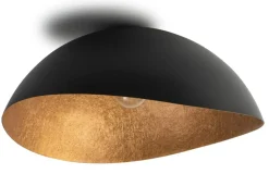 New Lampa sufitowa w kolorze czerni i miedzi SIG 40606 z serii SOLARIS Żyrandole Nowoczesne