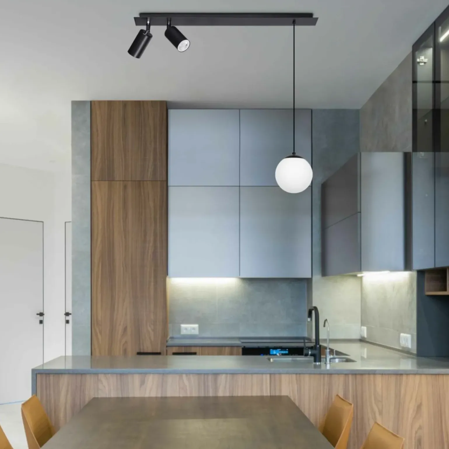 Hot Lampa sufitowa, w nowoczesnym stylu K-4137 | Kaja Oświetlenie Żyrandole Nowoczesne