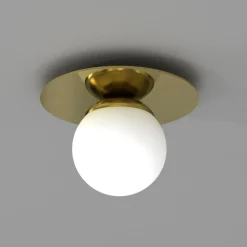 Store Lampa sufitowa w stylu glamour, z kloszem MLP7969 z serii PLATO | Kaja Oświetlen Żyrandole Nowoczesne
