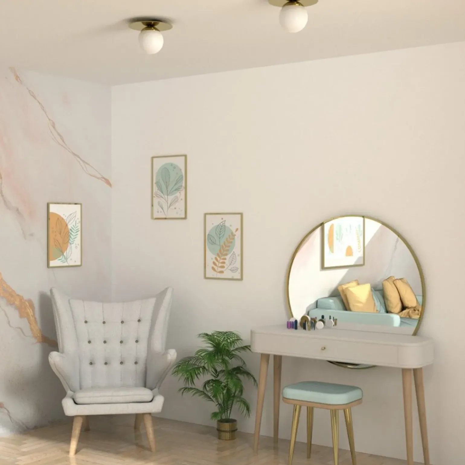 Store Lampa sufitowa w stylu glamour, z kloszem MLP7969 z serii PLATO | Kaja Oświetlen Żyrandole Nowoczesne