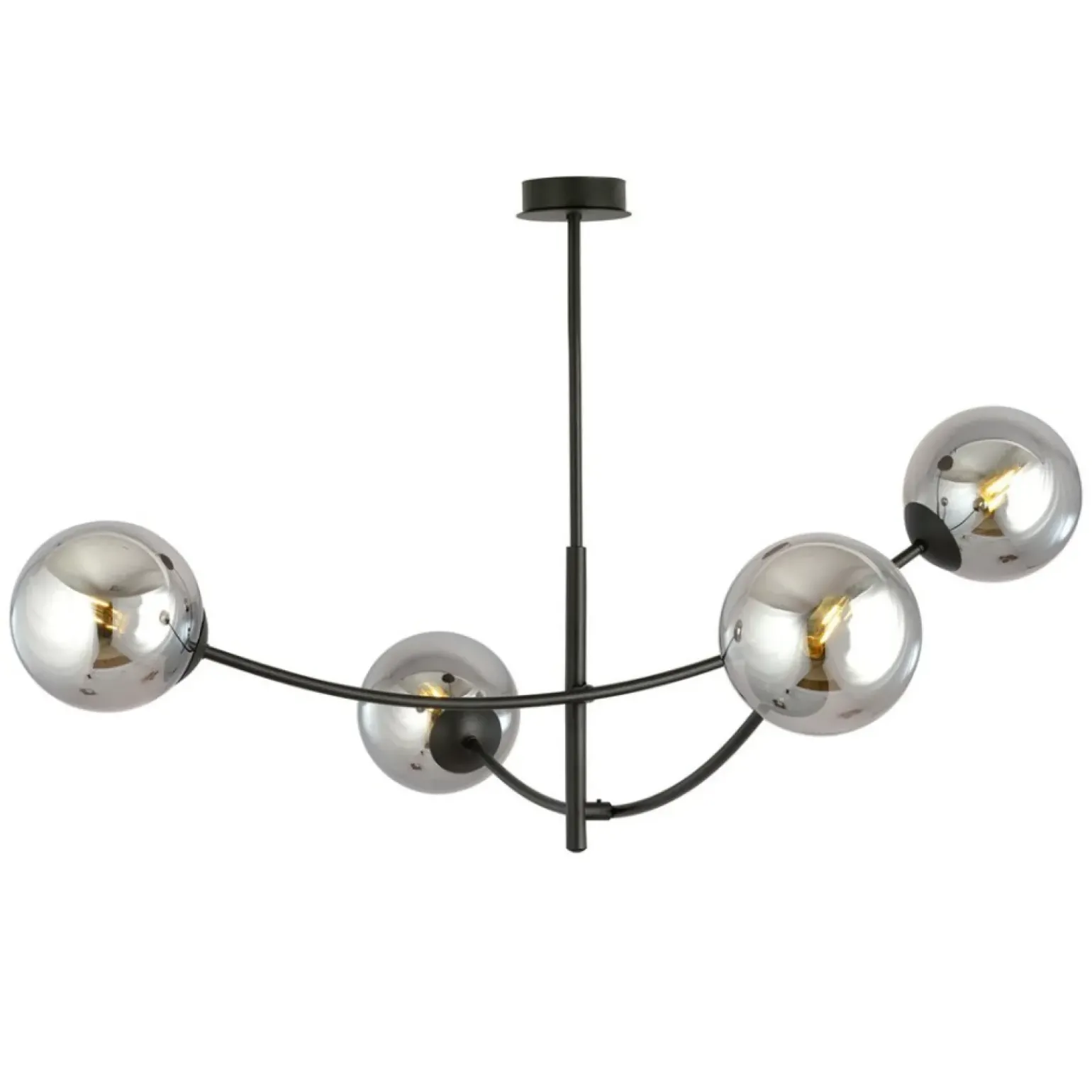 Online Lampa sufitowa w stylu loftowym, do sypialni 1100/4 HUNTER | Kaja Żyrandole Nowoczesne