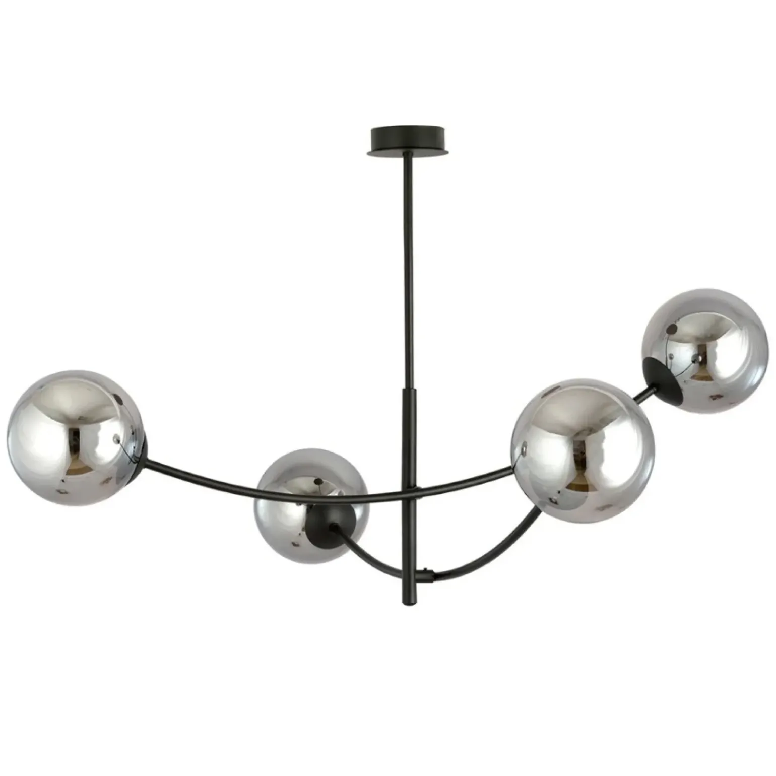 Online Lampa sufitowa w stylu loftowym, do sypialni 1100/4 HUNTER | Kaja Żyrandole Nowoczesne