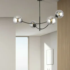 Online Lampa sufitowa w stylu loftowym, do sypialni 1100/4 HUNTER | Kaja Żyrandole Nowoczesne